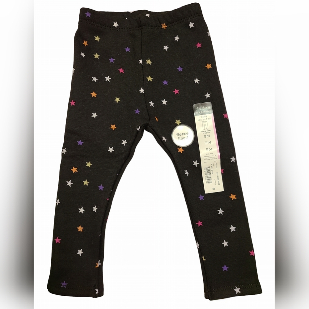 NWT Okie dokie size 9m black leggings